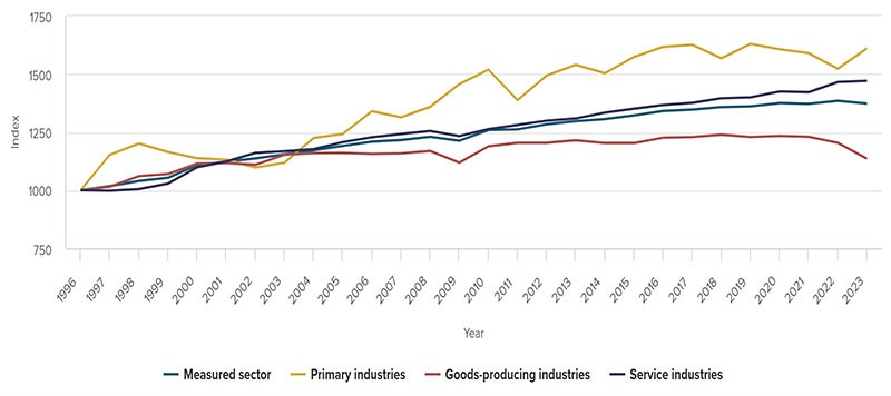 Stats NZ graph Jan 2025